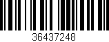 Código de barras (EAN, GTIN, SKU, ISBN): '36437248'