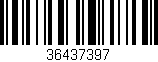 Código de barras (EAN, GTIN, SKU, ISBN): '36437397'