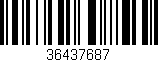 Código de barras (EAN, GTIN, SKU, ISBN): '36437687'