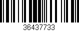 Código de barras (EAN, GTIN, SKU, ISBN): '36437733'