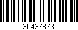 Código de barras (EAN, GTIN, SKU, ISBN): '36437873'