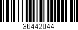 Código de barras (EAN, GTIN, SKU, ISBN): '36442044'