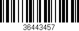 Código de barras (EAN, GTIN, SKU, ISBN): '36443457'