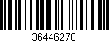 Código de barras (EAN, GTIN, SKU, ISBN): '36446278'
