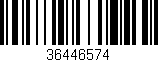Código de barras (EAN, GTIN, SKU, ISBN): '36446574'