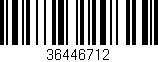 Código de barras (EAN, GTIN, SKU, ISBN): '36446712'
