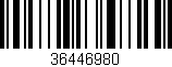 Código de barras (EAN, GTIN, SKU, ISBN): '36446980'