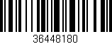 Código de barras (EAN, GTIN, SKU, ISBN): '36448180'