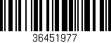 Código de barras (EAN, GTIN, SKU, ISBN): '36451977'