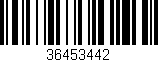 Código de barras (EAN, GTIN, SKU, ISBN): '36453442'