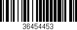 Código de barras (EAN, GTIN, SKU, ISBN): '36454453'