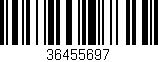 Código de barras (EAN, GTIN, SKU, ISBN): '36455697'
