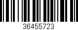 Código de barras (EAN, GTIN, SKU, ISBN): '36455723'