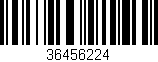 Código de barras (EAN, GTIN, SKU, ISBN): '36456224'
