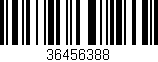 Código de barras (EAN, GTIN, SKU, ISBN): '36456388'