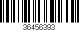 Código de barras (EAN, GTIN, SKU, ISBN): '36456393'
