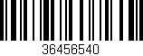 Código de barras (EAN, GTIN, SKU, ISBN): '36456540'