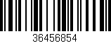Código de barras (EAN, GTIN, SKU, ISBN): '36456854'