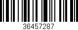Código de barras (EAN, GTIN, SKU, ISBN): '36457287'
