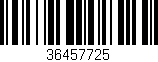 Código de barras (EAN, GTIN, SKU, ISBN): '36457725'