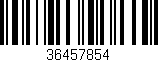 Código de barras (EAN, GTIN, SKU, ISBN): '36457854'