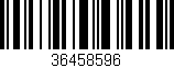 Código de barras (EAN, GTIN, SKU, ISBN): '36458596'