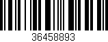 Código de barras (EAN, GTIN, SKU, ISBN): '36458893'