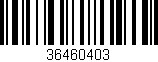 Código de barras (EAN, GTIN, SKU, ISBN): '36460403'