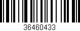 Código de barras (EAN, GTIN, SKU, ISBN): '36460433'