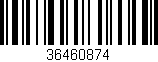 Código de barras (EAN, GTIN, SKU, ISBN): '36460874'