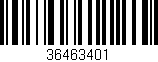 Código de barras (EAN, GTIN, SKU, ISBN): '36463401'