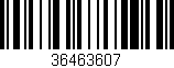 Código de barras (EAN, GTIN, SKU, ISBN): '36463607'