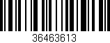 Código de barras (EAN, GTIN, SKU, ISBN): '36463613'