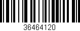 Código de barras (EAN, GTIN, SKU, ISBN): '36464120'