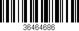 Código de barras (EAN, GTIN, SKU, ISBN): '36464686'