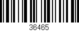 Código de barras (EAN, GTIN, SKU, ISBN): '36465'