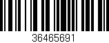 Código de barras (EAN, GTIN, SKU, ISBN): '36465691'