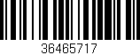 Código de barras (EAN, GTIN, SKU, ISBN): '36465717'