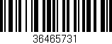 Código de barras (EAN, GTIN, SKU, ISBN): '36465731'