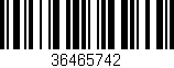 Código de barras (EAN, GTIN, SKU, ISBN): '36465742'