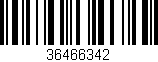 Código de barras (EAN, GTIN, SKU, ISBN): '36466342'
