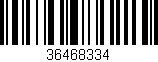 Código de barras (EAN, GTIN, SKU, ISBN): '36468334'