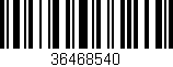 Código de barras (EAN, GTIN, SKU, ISBN): '36468540'