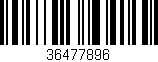 Código de barras (EAN, GTIN, SKU, ISBN): '36477896'