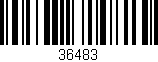 Código de barras (EAN, GTIN, SKU, ISBN): '36483'