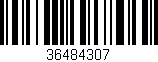 Código de barras (EAN, GTIN, SKU, ISBN): '36484307'