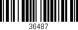 Código de barras (EAN, GTIN, SKU, ISBN): '36487'