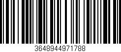 Código de barras (EAN, GTIN, SKU, ISBN): '3648944971788'