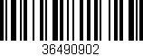 Código de barras (EAN, GTIN, SKU, ISBN): '36490902'