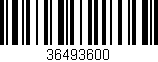 Código de barras (EAN, GTIN, SKU, ISBN): '36493600'